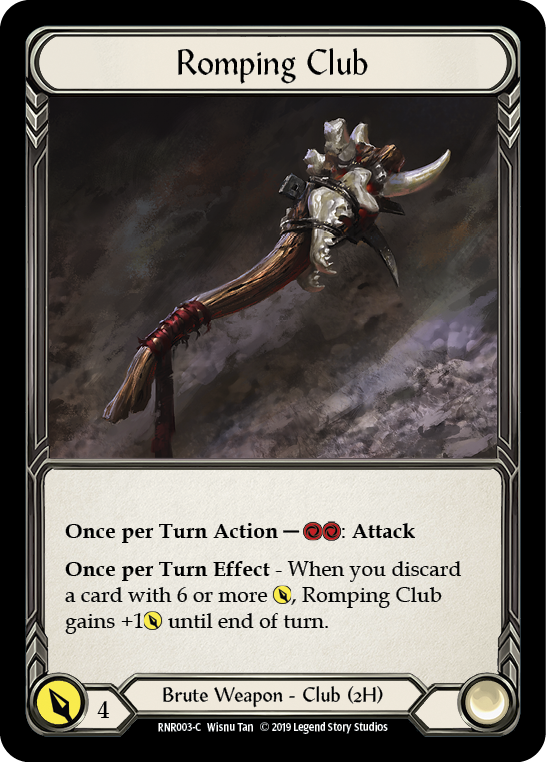 Romping Club [RNR003-C] (Rhinar Hero Deck)  1st Edition Normal | Good Games North
