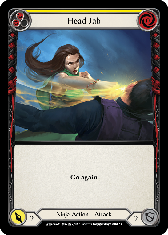 Head Jab (Yellow) [WTR099-C] Alpha Print Normal | Good Games North