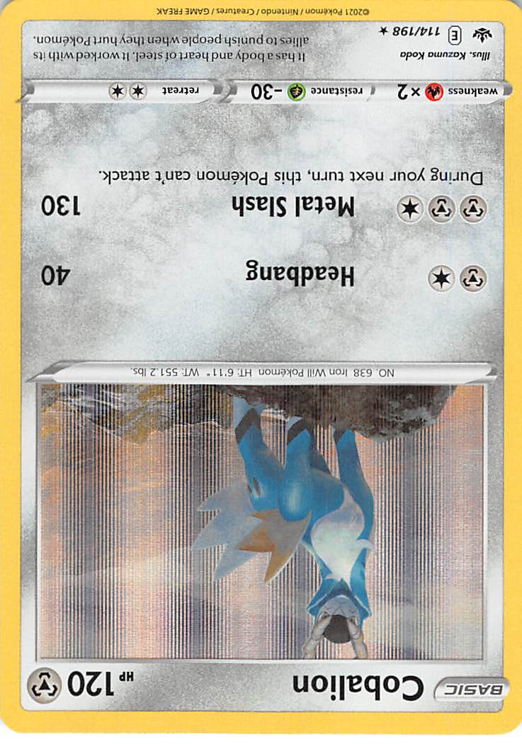 Cobalion (114/198) [Sword & Shield: Chilling Reign] | Good Games North