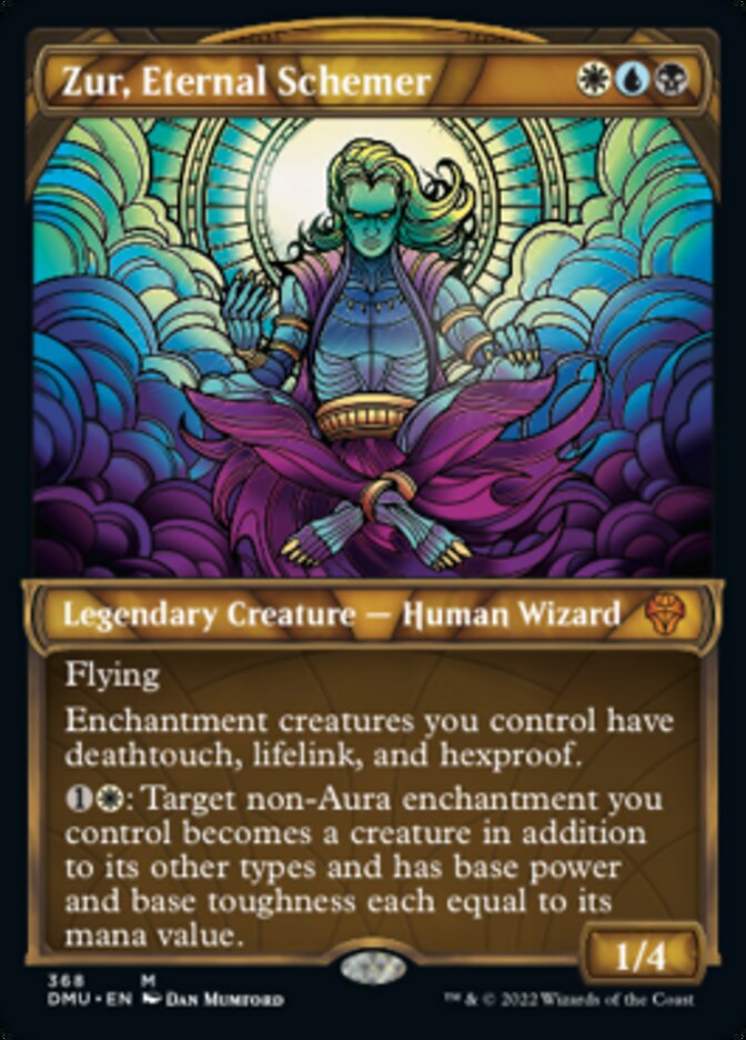 Zur, Eternal Schemer (Showcase Textured) [Dominaria United] | Good Games North