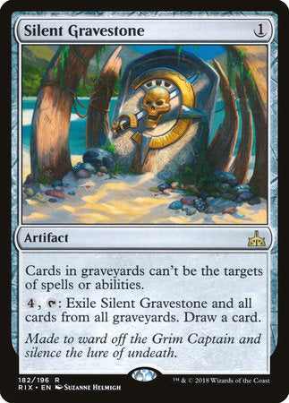Silent Gravestone [Rivals of Ixalan] | Good Games North