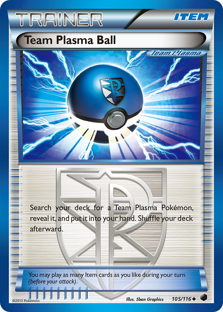Team Plasma Ball (105/116) [Black & White: Plasma Freeze] | Good Games North