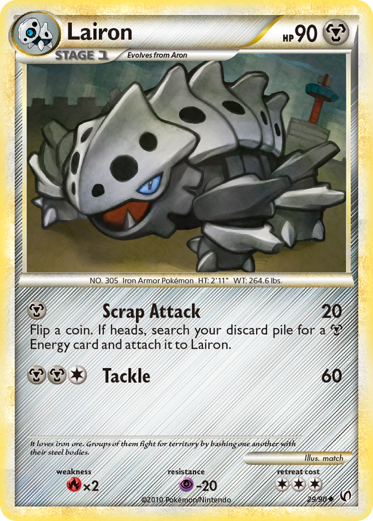 Lairon (29/90) [HeartGold & SoulSilver: Undaunted] | Good Games North