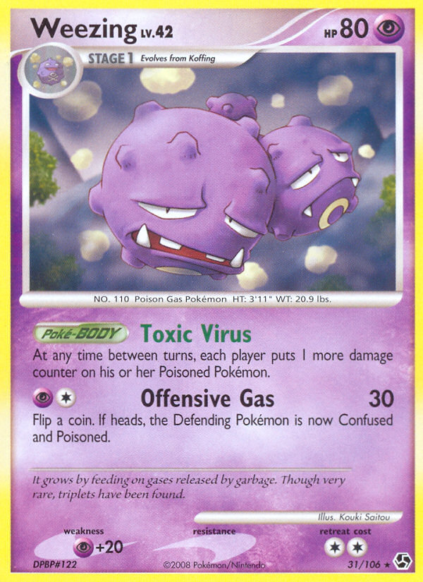 Weezing (31/106) [Diamond & Pearl: Great Encounters] | Good Games North