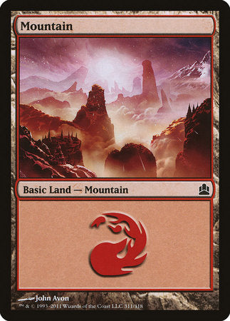 Mountain (311) [Commander 2011] | Good Games North