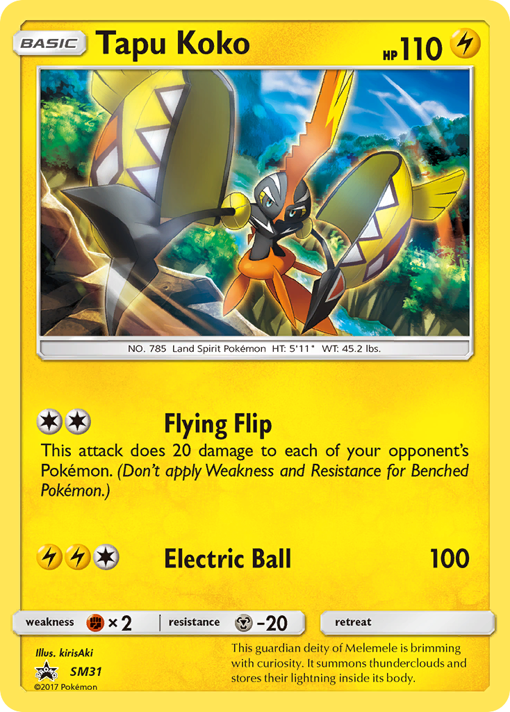 Tapu Koko (SM31) [Sun & Moon: Black Star Promos] | Good Games North