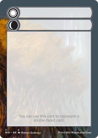 Helper Card (3/9) [Innistrad: Midnight Hunt Tokens] | Good Games North