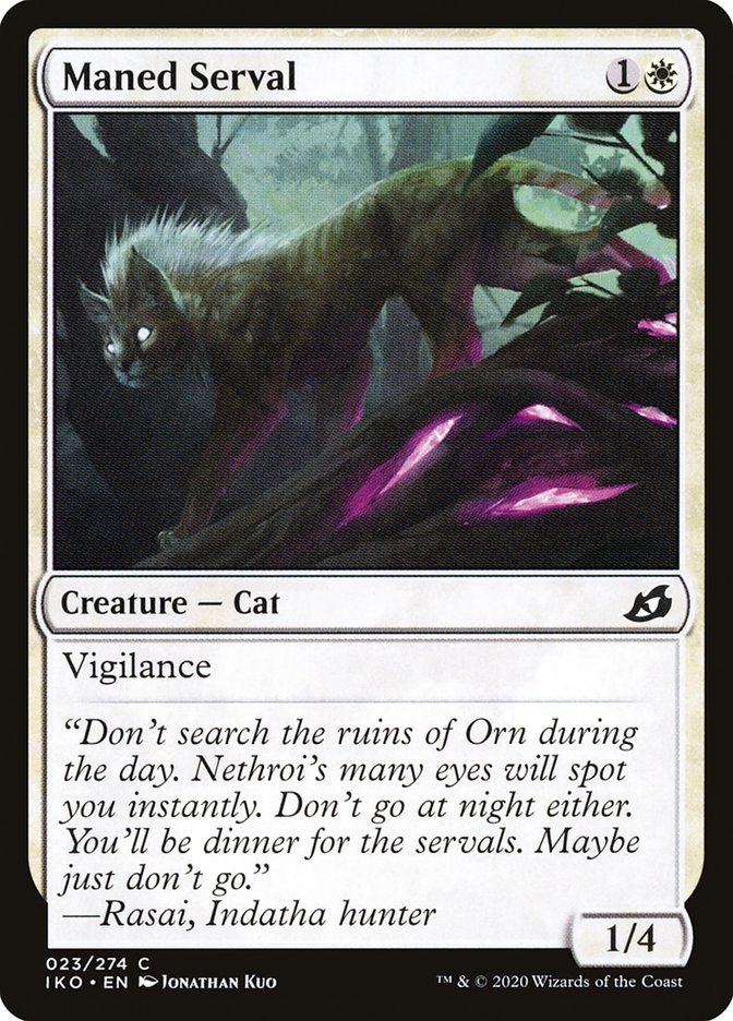 Maned Serval [Ikoria: Lair of Behemoths] | Good Games North