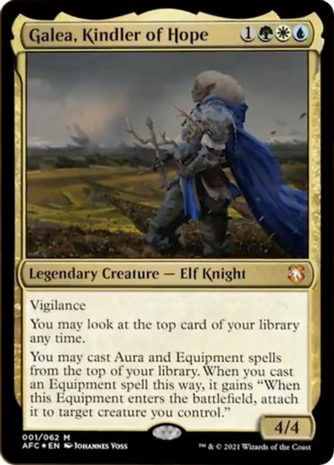 Galea, Kindler of Hope (Display Commander) [Dungeons & Dragons: Adventures in the Forgotten Realms Commander] | Good Games North