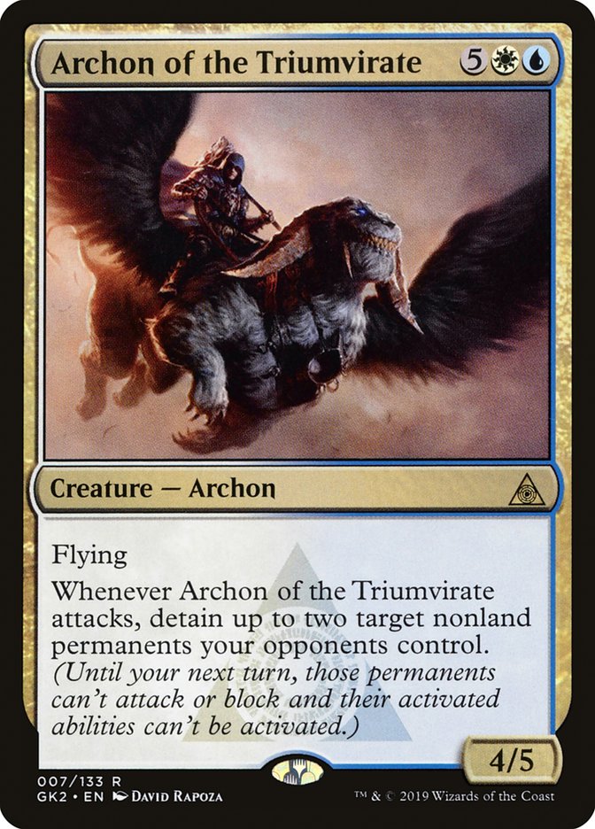 Archon of the Triumvirate [Ravnica Allegiance Guild Kit] | Good Games North