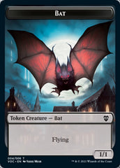 Blood // Bat Double-sided Token [Innistrad: Crimson Vow Commander Tokens] | Good Games North