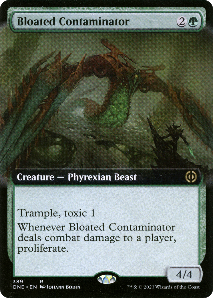 Bloated Contaminator (Extended Art) [Phyrexia: All Will Be One] | Good Games North
