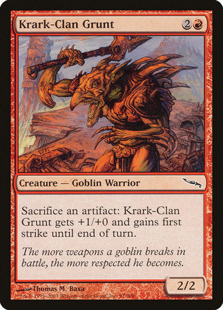 Krark-Clan Grunt [Mirrodin] | Good Games North