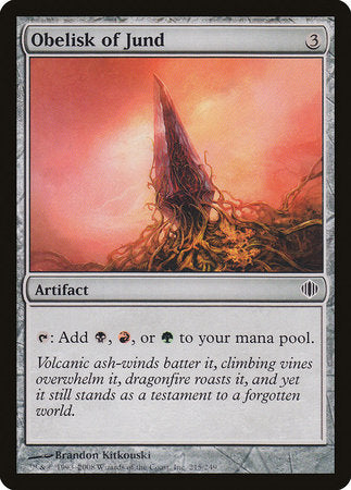 Obelisk of Jund [Shards of Alara] | Good Games North