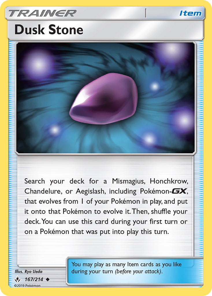 Dusk Stone (167/214) [Sun & Moon: Unbroken Bonds] | Good Games North