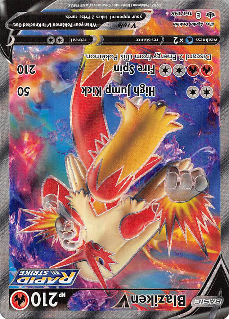 Blaziken V (161/198) [Sword & Shield: Chilling Reign] | Good Games North